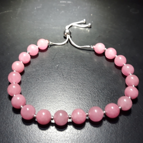 Jewelry - Natural Burnese Jade Bolo Bracelet e10